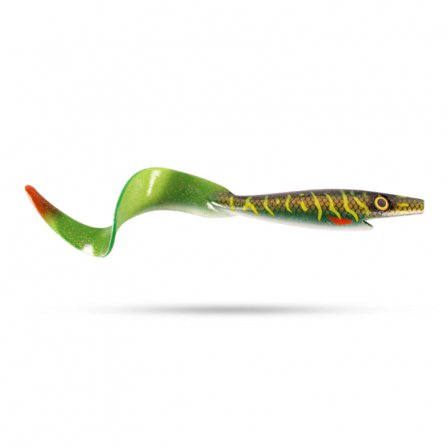 Giant Pig Tail, 40cm, 150g - Green Motoroil Pike UV