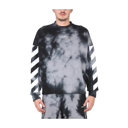 Off White, Sweatshirts Grijs, Heren, Maat:S