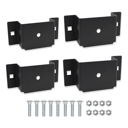 Trailer Stake Pocket Bracket Kit for Flatbed Truck 4 Pack