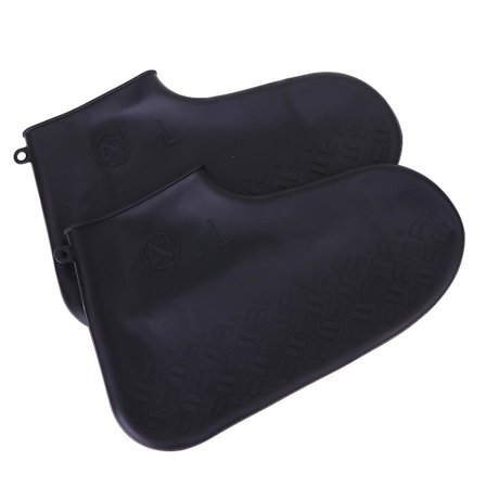 1 stk. Vanntett Sklisikker Slitesterk Skobeskytter i Silikon Skoovertrekk for Sykling Camping