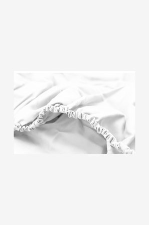 DecoFlux - Faconsyet lagen Solid - Hvid - Faconsyede lagner - 160X200 - Fra Homeroom