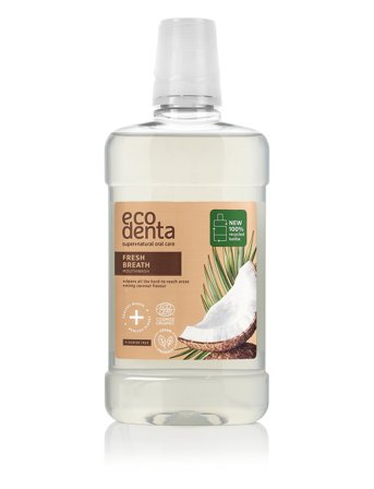 Ecodenta Ecodenta Certified Organic Fresh Breath Coconut Mouthwash 500 Ml - Nude - 500 ml
