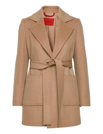 Shortrun Outerwear Coats Winter Coats Beige Max&Co.