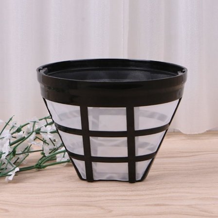 Genanvendeligt kaffefilter i rustfrit stål og nylon til kaffemaskine 11,5x