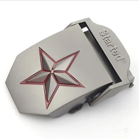 BOKADIAO Canvas Bältes spänne Endast spänne i legering metall 4,5 X 6,8 cm lyxigt militär armé taktiskt bältesspänne med bredd 3,8 cm bälten Type 23