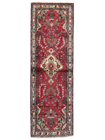 Mehraban Matta Orientalisk Hallmatta Mörkröd/Svart (Ull, Persien)