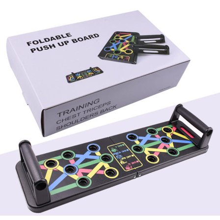 Push-up bräda, hopfällbar push-up ram bräda, multifunktionell hem