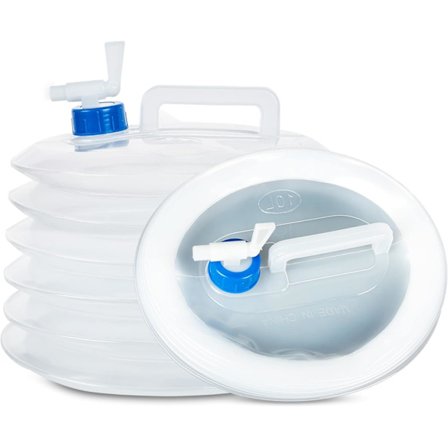 10L Sammenleggbar Vannbeholder Sammenleggbar Vannbøtte Vannbærer Camping Utendørs Bruk Vannlagringsflaske BPA-fri Drikkevannsbeholder