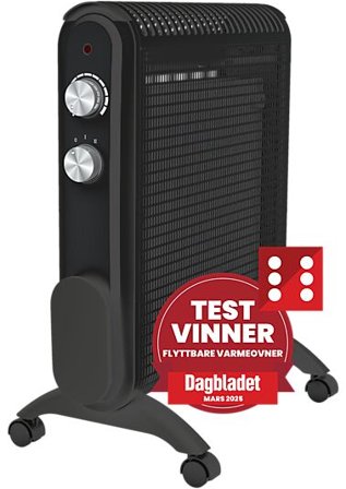 BOOSTER Gulvovn frittstående Provida II 2000w Sort