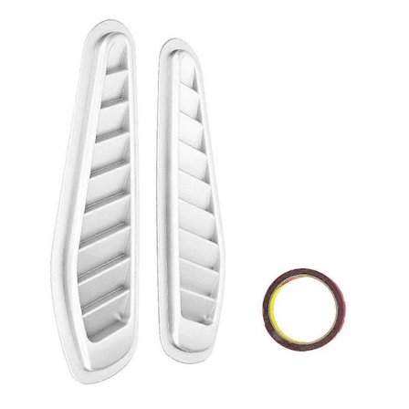 Auton Ilmavirran Sisääntulo Huppu Sivutuuletusaukko Koristeellinen Suoja Universal Hopea (FMY)