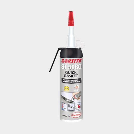 Flytande packning Loctite SI 5980 Quick Gasket, 100 ml, svart