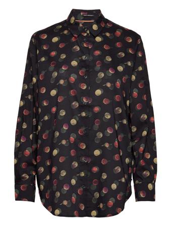 Printed Relaxed Shirt Black Scotch & Soda
