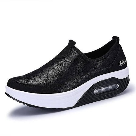 Dam Flats Sweet Shallow Bekväma Slip-on Platform Balett Sneakers