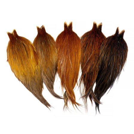 Whiting Heritage Hackle Cape - Brown Variant