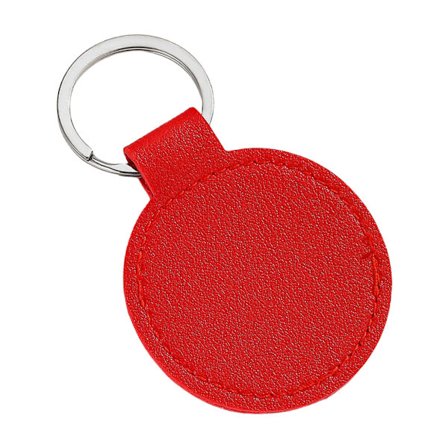 Sikker nøkkelbrikkeholder PU-lær nøkkelring metallanheng dekorasjoner for daglig bruk