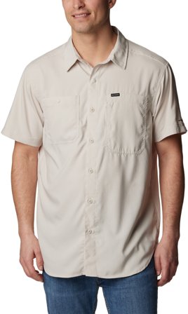 Columbia M's Silver Ridge Utility Lite Short Sleeve Dark Stone