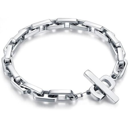 Miesten ketju rannekoru ruostumatonta terästä miehille isänpäivälahja Ch