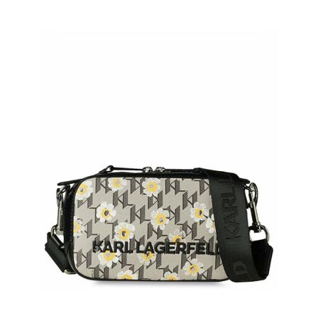 Karl Lagerfeld, Cross Body Bags Grijs, Dames, Maat:ONE Size