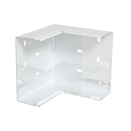 Obo Bettermann 6249647 Sisäkulma sähkösinkitty, valkoinen 150 x 60 mm, Asennustuotteet