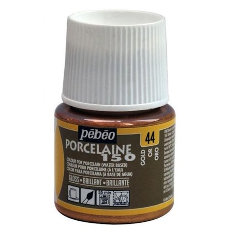 Porcelænsfarve - PEBEO - P150 - Guld - Opvaskemaskine-sikker - Bagning 150°C
