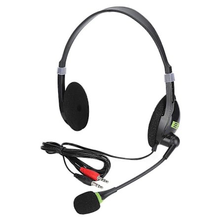 SY440MV Trådbundet Headset 3,5 mm/USB Kundtjänst Over Ear Hörlurar med Brusreducerande Mikrofon 3,5 mm