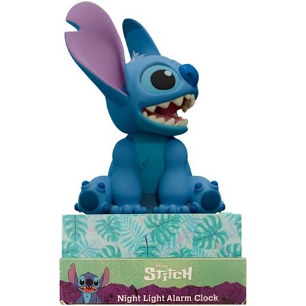 3D-lampe med vækkeur, Disney Stitch Design
