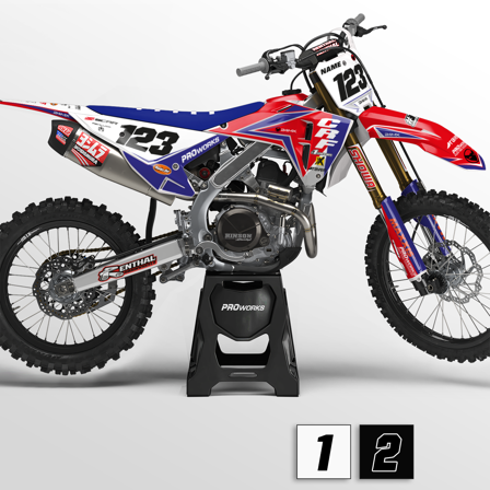 Sada Polepů 24MX Honda PRO - Honda CRF 70F 2004-2012