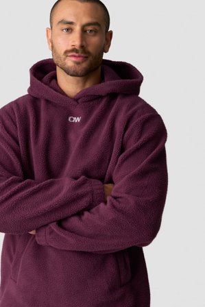 ICANIWILL - Everyday Fleece Hoodie Men Dark Mahogany - Heren - sportkleding van ICIW