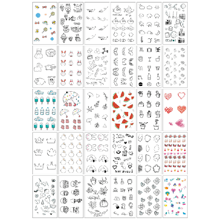 Chic midlertidige tatoveringer - 30 unikke fingerdesigns