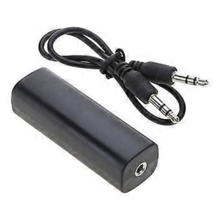 Jordsløyfe Støyisolatorer Støyfilter Bilhøyttaler med 3,5 mm Lydkabel for Bilstereo Hjemmestereosystem Høyttaler