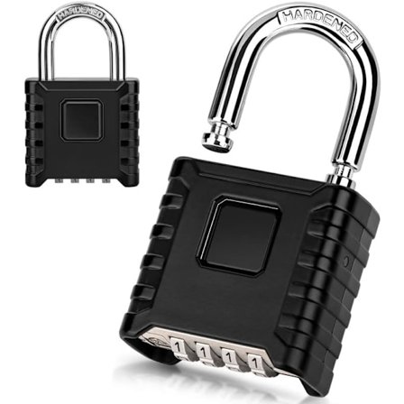 Kodlås, 1 st 4-siffrig kombinationslås Vattentät utomhuskodlås i zinklegering, 8 mm diameter 270 g tung D