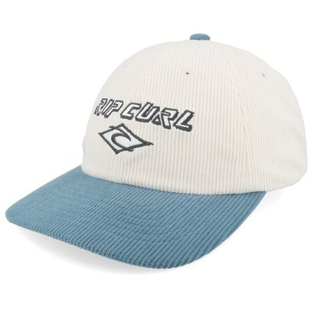 Rip Curl - Vit unconstructed Keps - Diamond 2.0 Bone/Bright Blue Dad Cap @ Hatstore