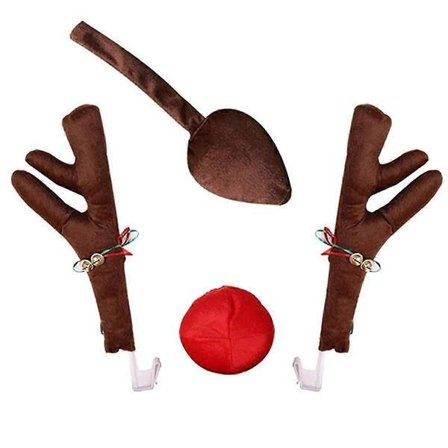 Jouluauton koristelu Jouluautosetti Autotarvikkeet lomille Joulukoristeet-lingling}