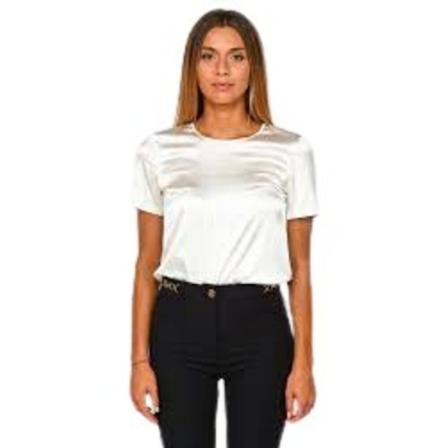 Patrizia Pepe T-Shirts Hvid, Dame