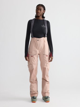 Klättermusen Brage 2.0 Salopette Dam - Mahogany Rose - L