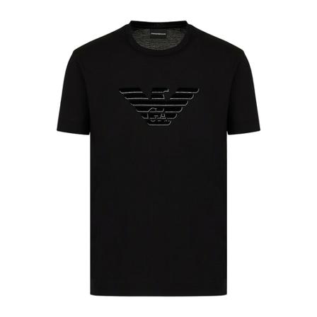 Emporio Armani t-shirt logo 6k1tc4 1jsaz 0056 Sort, Herre T-shirts