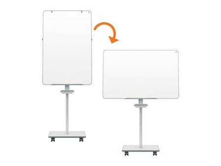 Nobo Konferensställ MoveMeet mobil - Lyreco - Kontorsmöbler och inredning - Whiteboardtavlor och tillbehör - Whiteboardtavlor mobil - Lackerad stål