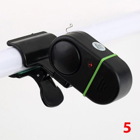 Electronic Bite Fish Alarm Bell onkivapatanko / LED-valo A