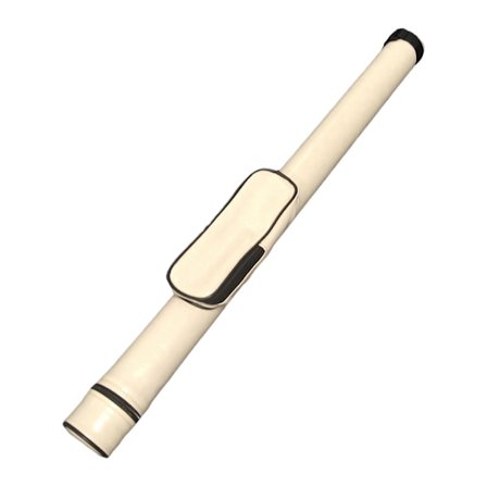 Biljard Pool Köfodral PU Läder Professionell Väska Hård Pool 1/2 Köfodral Vit