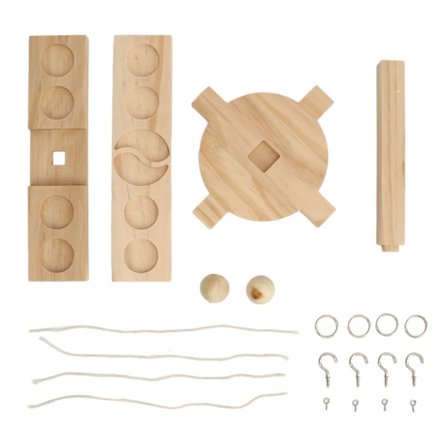 Vuxen Ring och Hook Spel Trä Hook och Ring Spel Hemunderhållning Interaktiv Ring och Hook Spel för Barer Hemmafest Naturligt Trä Färg