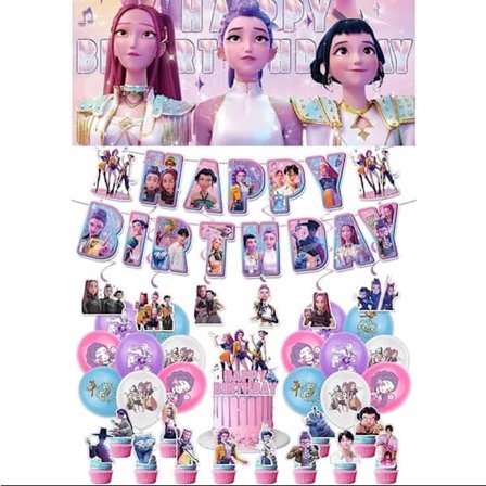 Kpop Devil Hunter-temafestartikler: engangsservice, bannere, balloner og babyfestkager