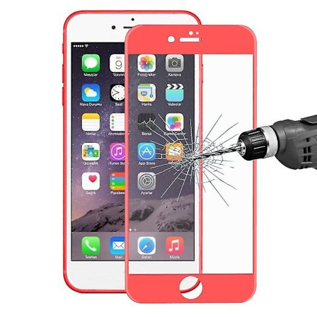 3D Täysnäyttöinen Hiilikuitulasi iPhone 7:lle ja 7 Plus:lle