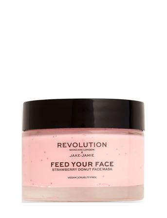Revolution Skincare X Jake – Jamie Strawberry Donut Mask Beauty WOMEN Skin Care Face Face Masks Moisturizing Mask Rosa Revolution Skincare
