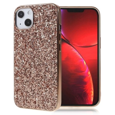 Glitter iPhone 13 skal - Rosa