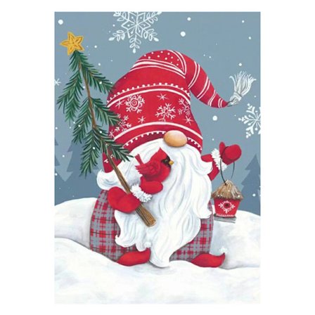 5D diamantmaleri, julepynt maleri, vintermaleri