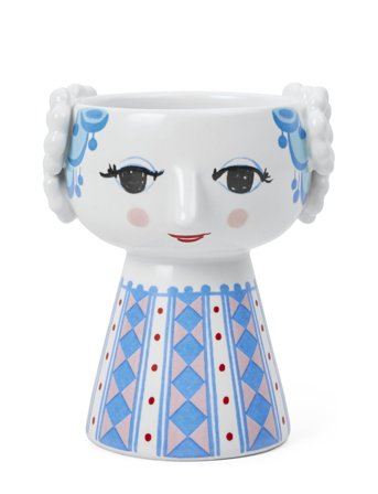 Bjørn Wiinblad Eva Lysestage H9.5 Cm Blå - Blue - H9.5CM