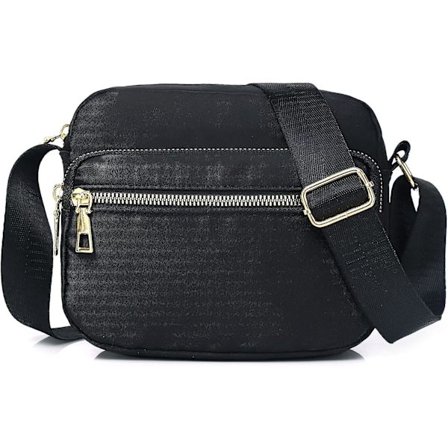 Kvinnor Cross Body Väska Liten Multi-ficka Nylon Vattentät Axelväska Casual Resväska För Damer Flickor Daglig Användning