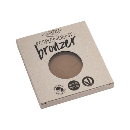 puroBIO Terra Compatta Resplendent Bronzer Refill 01 Marrone Pallido - Terra