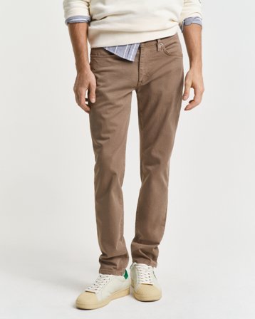 GANT Herren Slim Fit Desert Jeans (36/32) Braun Beige