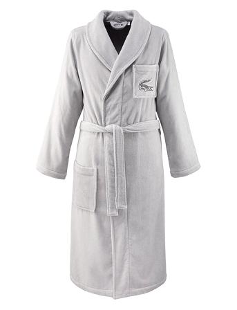 Lrene Bath Robe Home Textiles Bathroom Textiles Robes Grey Lacoste Home